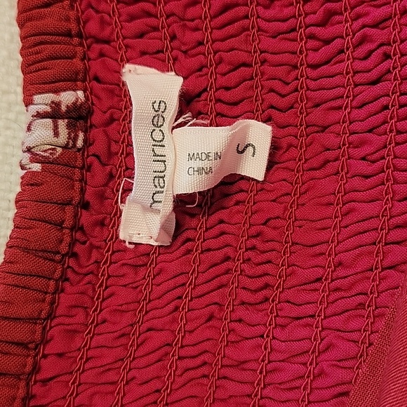 Breezy Red Floral Maxi Dress | Small - Picture 10 of 12